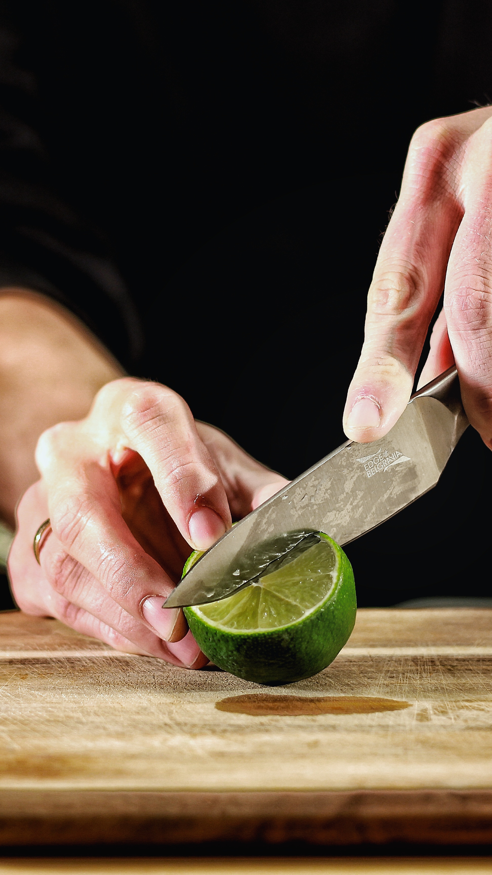 Oh look! A very sharp knife.